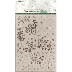 Maskovací šablona A5 Floral Essentials nr.43 (SL)