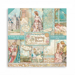 Sada papírů 20,3x20,3 190g Sleeping Beauty