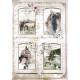 Papír rýžový A4 Horses, 4 obrázky