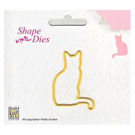Vyřezávací šablona - kočička Shape Dies