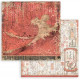 Sir Vagabond in Japan, červená textura 30,5x30,5 scrapbook