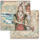 Sir Vagabond in Japan, Samuraj 30,5x30,5 scrapbook