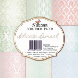 Sada papírů Delicate Damask 15x15 (Decorer)