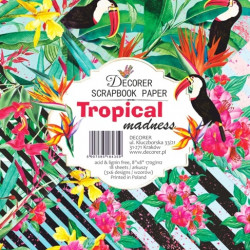 Sada papírů Tropical Madness 20x20 (Decorer)