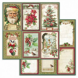 Merry Christmas, kartičky 30,5x30,5 scrapbook