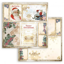 Romantic Christmas, Santa 30,5x30,5 scrapbook