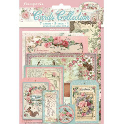 Sada kartiček Pink Christmas (SBCARD08)