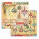 Sada papírů 15,2x15,2 190g Christmas Patchwork