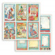 Sada papírů 15,2x15,2 190g Christmas Patchwork