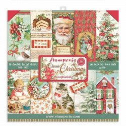 Sada papírů 15,2x15,2 190g Classic Christmas (SBBXS06)