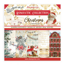 Sada papírů 20,3x20,3 190g Romantic Christmas