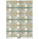 Papír rýžový A4 Art Deco, tapetový vzor pampeliška
