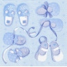 Dětské botičky, modrý 33x33