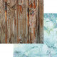 Sada papírů 30,5x30,5 Weathered Wood & Crystals (Asuka Studio)
