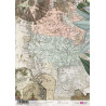 Papír rýžový A4 Historická mapa