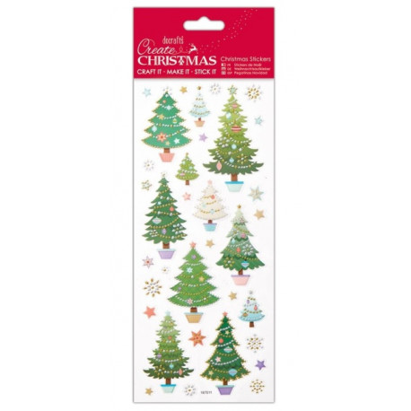 Samolepky Vánoční stromky
