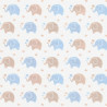 Mini sloni, modrý 33x33