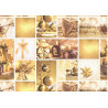 Fotokarton 300g - Vánoce ve zlaté A4