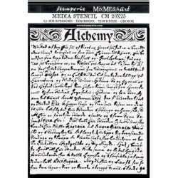 Šablona 3D 20x25 - Alchemy, text (KSTD096)