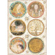 Papír rýžový A4 Klimt, kulaté obrázky