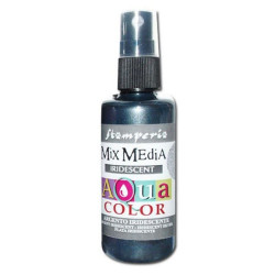 Aquacolor Mix Media 60ml - metalická stříbrná (Stamperia)