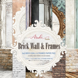 Sada papírů 15,2x15,2 Brick Wall & Frames (Asuka Studio)
