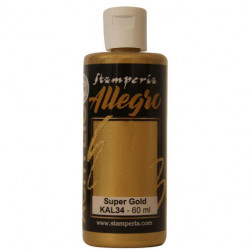 Akryl.barva Allegro 60ml Super Gold (Stamperia)