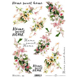 Papír rýžový A4 Home Sweet Home