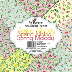 Sada papírů Spring Melody 20x20 (Decorer)
