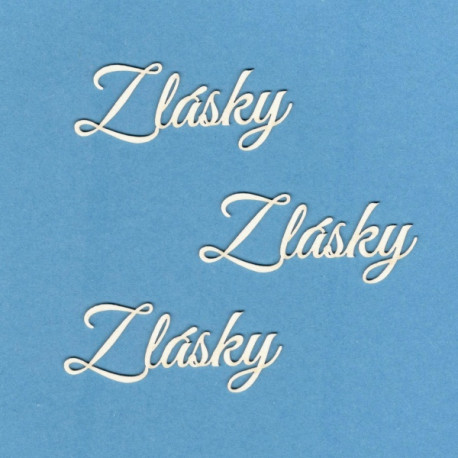 Z lásky - 3ks chipboards