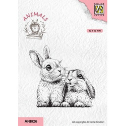 Transp.razítko Dva králíci (Nellie´s Choice)