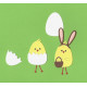Vyřezávací šablony - Velikonoční kuřátka (Nellie´s Choice)