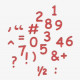 Vyřezávací šablony - Prošívané číslice (Nellie´s Choice)