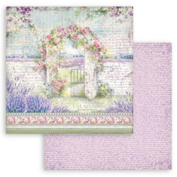 Provence, zahradní branka 30,5x30,5 scrapbook