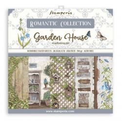 Sada papírů 20,3x20,3 190g Romantic Collection Garden House (SBBS54)