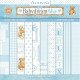 Sada papírů 30,5x30,5 190g Babydream Blue