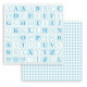 Sada papírů 30,5x30,5 190g Babydream Blue