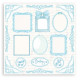 Sada papírů 30,5x30,5 190g Babydream Blue