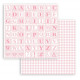 Sada papírů 30,5x30,5 190g Babydream Pink