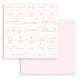 Sada papírů 30,5x30,5 190g Babydream Pink