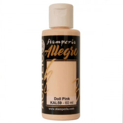 Akryl.barva Allegro 60ml - Doll Pink (Stamperia)