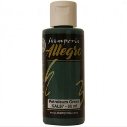 Akryl.barva Allegro 60ml - Petrolium Green (Stamperia)