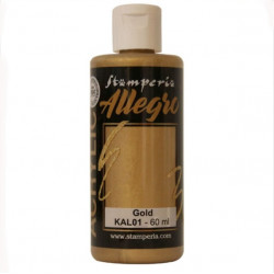 Akryl.barva Allegro 59ml - Gold (Stamperia)
