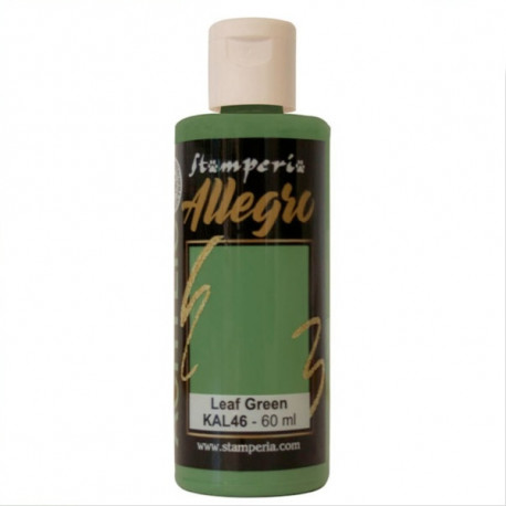 Akryl.barva Allegro 60ml - Leaf Green (Stamperia)