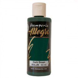 Akryl.barva Allegro 60ml - Dark Green (Stamperia)