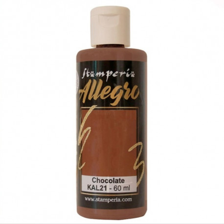 Akryl.barva Allegro 59ml - Chocolate (Stamperia)