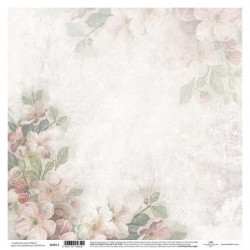 Jabloňové květy - scrap.papír 31x32 200g