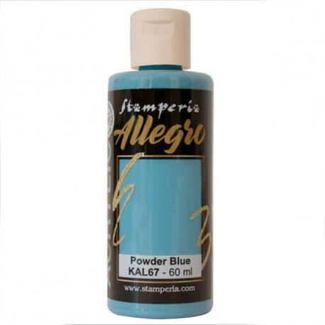 Akryl.barva Allegro 60ml - Powder Blue (Stamperia)