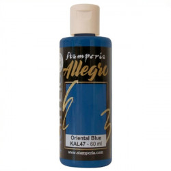 Akryl.barva Allegro 60ml - Oriental Blue (Stamperia)