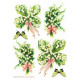 Papír rýžový A4 Konvalinkové kytice, motýli Aquita
